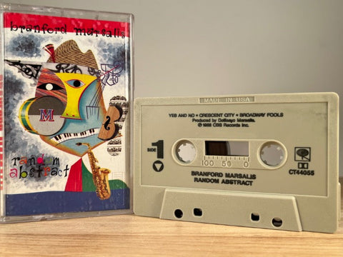 BRANFORD MARSALIS - random abstract - CASSETTE TAPE