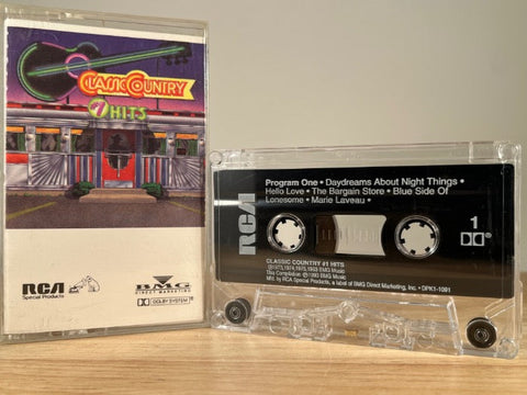 VARIOUS ARTISTS - classic country #1 hits - CASSETTE TAPE