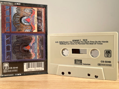 STYX - paradise theater - CASSETTE TAPE
