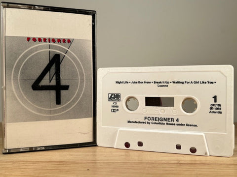 FOREIGNER - 4 - CASSETTE TAPE