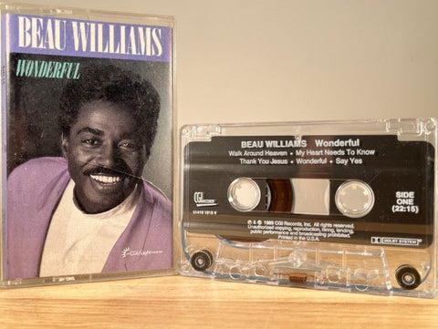 BEAU WILLIAMS - wonderful - CASSETTE TAPE