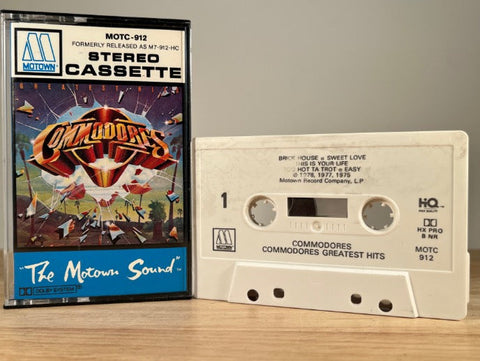 COMMODORES - greatest hits - CASSETTE TAPE