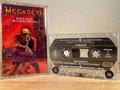 MEGADETH - peace sells... but who's buying? - CASSETTE TAPE