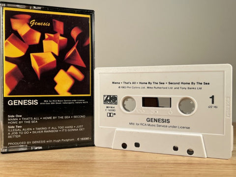 GENESIS - genesis - CASSETTE TAPE