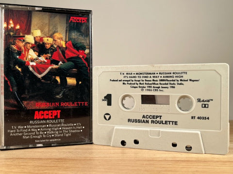 ACCEPT - russian roulette - CASSETTE TAPE