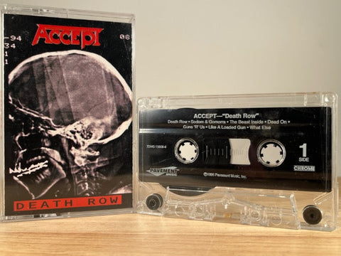 ACCEPT - death row - CASSETTE TAPE
