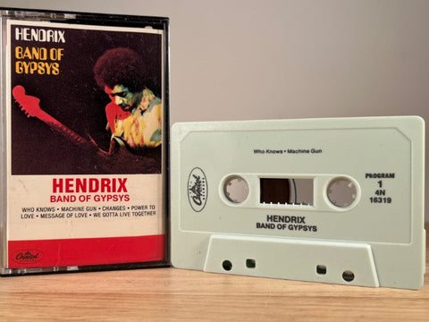 JIMI HENDRIX - band of gypsys - CASSETTE TAPE