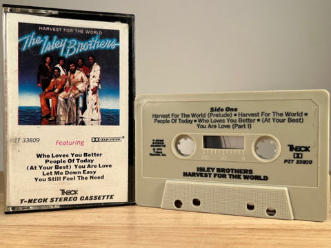 THE ISLEY BROTHERS - harvest for the world - CASSETTE TAPE