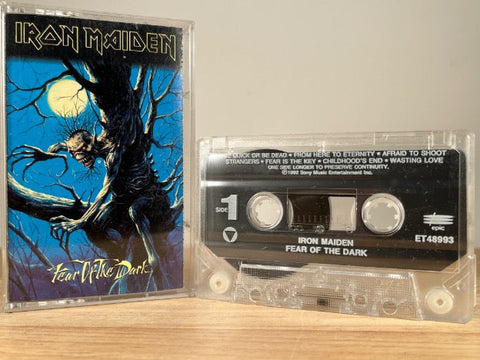 IRON MAIDEN - fear of the dark - CASSETTE TAPE