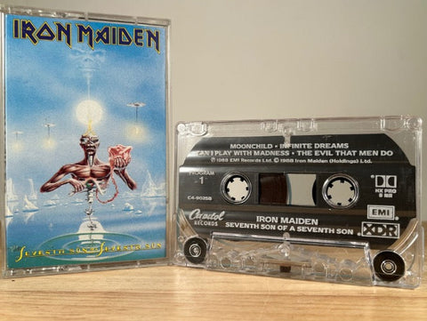 IRON MAIDEN - seventh son of a seventh son - CASSETTE TAPE