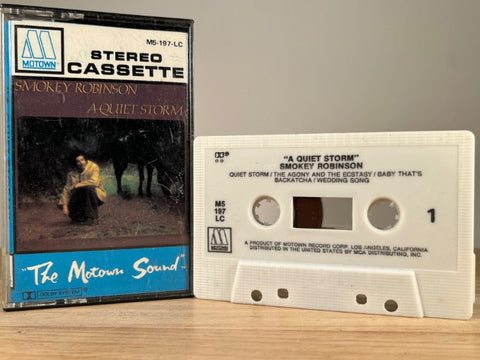 SMOKEY ROBINSON - a quiet storm - CASSETTE TAPE