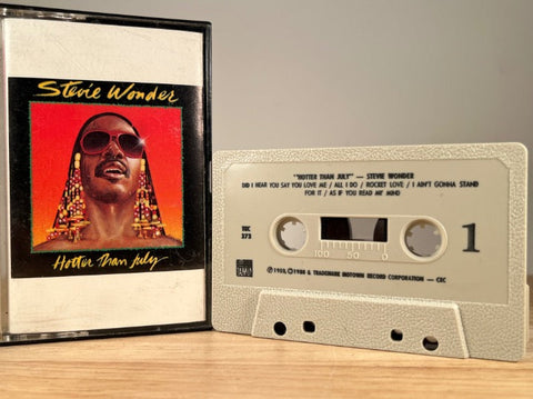 STEVIE WONDER - hotter than July - CASSETTE TAPE