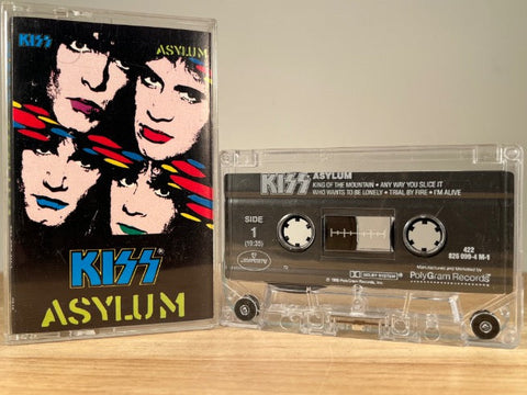 KISS - asylum - CASSETTE TAPE