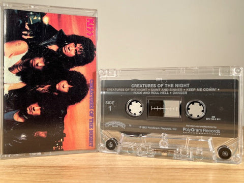 KISS - CREATURES OF THE NIGHT - CASSETTE TAPE