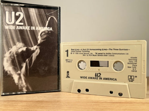 U2 - wide awake in America - CASSETTE TAPE