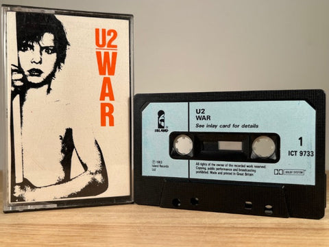 U2 - war - CASSETTE TAPE [great Britain]