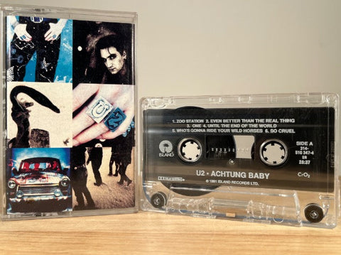 U2 - achtung baby - CASSETTE TAPE