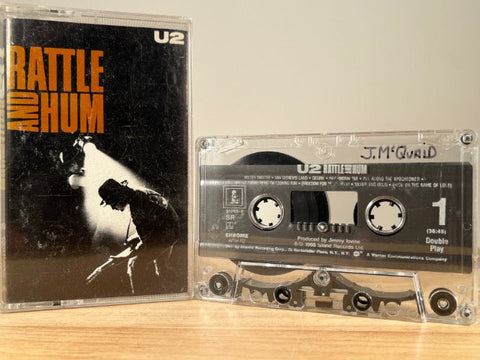 U2 - rattle and hum - CASSETTE TAPE