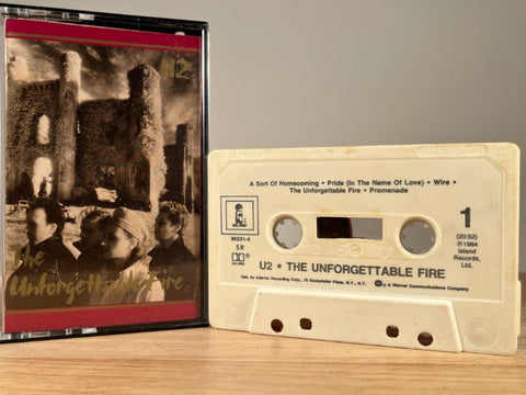 U2 - the unforgettable fire - CASSETTE TAPE