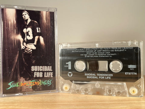 SUICIDAL TENDENCIES - Suicidal for Life - CASSETTE TAPE