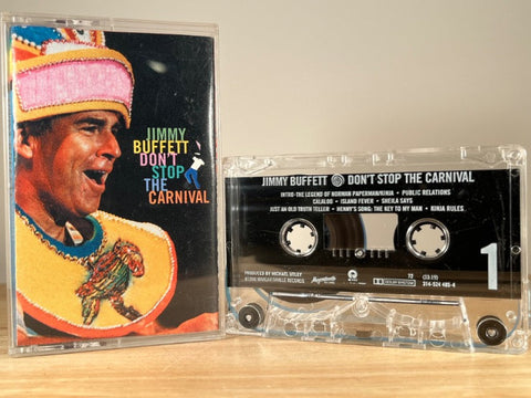 JIMMY BUFFETT - Don’t Stop the Carnival - CASSETTE TAPE