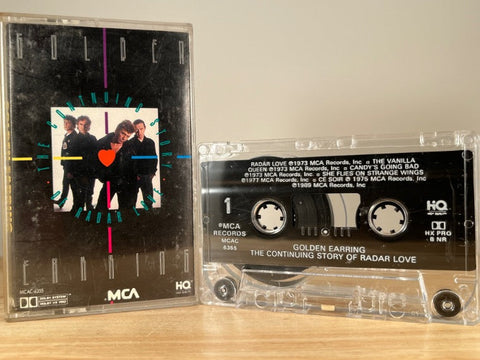 GOLDEN EARRING - the continuing story of radar love - CASSETTE TAPE