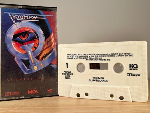 TRIUMPH - Surveillance - CASSETTE TAPE