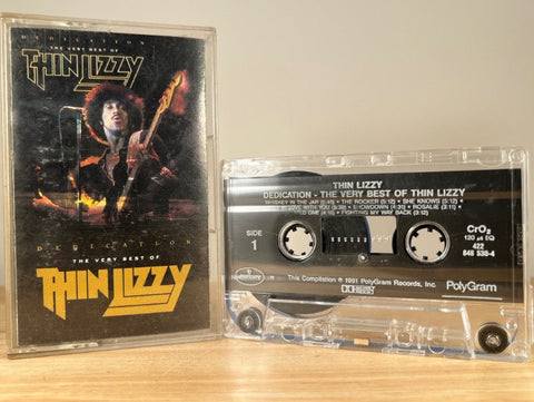 THIN LIZZY - Dedication: The Very Best of Thin Lizzy - CASSETTE TAPE