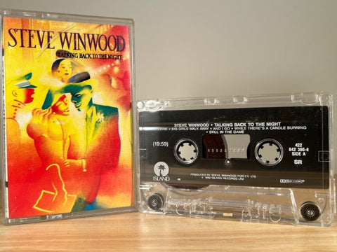 STEVE WINWOOD - Talking Back to the Night - CASSETTE TAPE