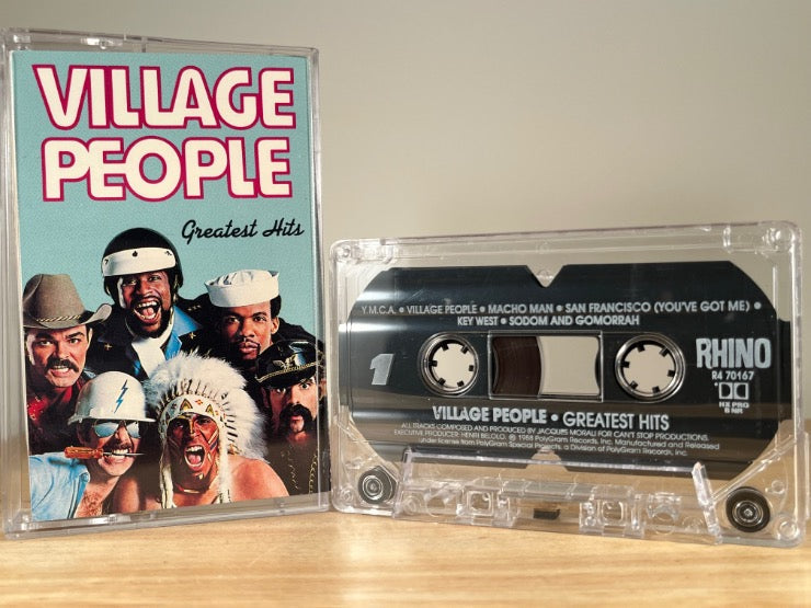 VILLAGE PEOPLE - Greatest Hits - CASSETTE TAPE
