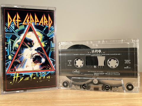 DEF LEPPARD - Hysteria - CASSETTE TAPE
