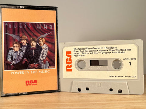 THE GUESS WHO - Power in the Music - CASSETTE TAPE
