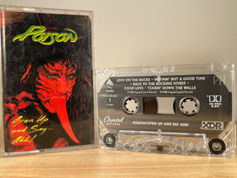 POISON - Open up and say..Ahh! - CASSETTE TAPE