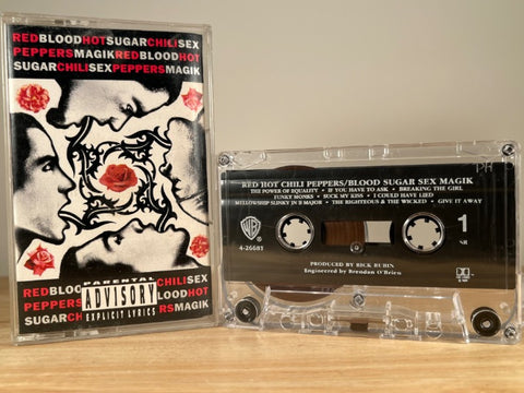 RED HOT CHILI PEPPERS - blood sugar sex magik - CASSETTE TAPE