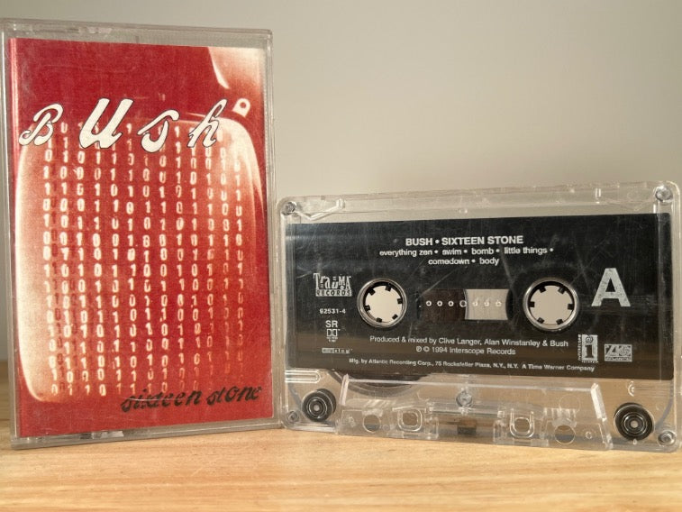 BUSH - sixteen stone - CASSETTE TAPE
