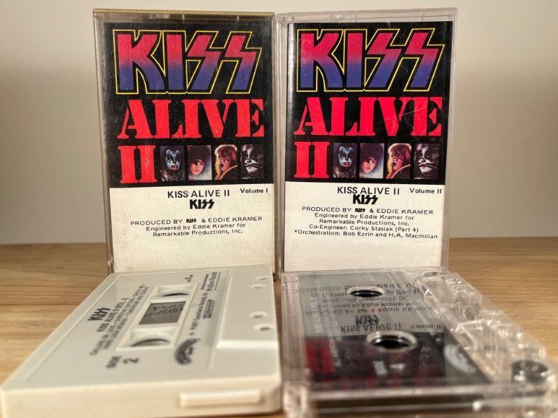 KISS - alive ii (volume i & ii) - CASSETTE TAPE