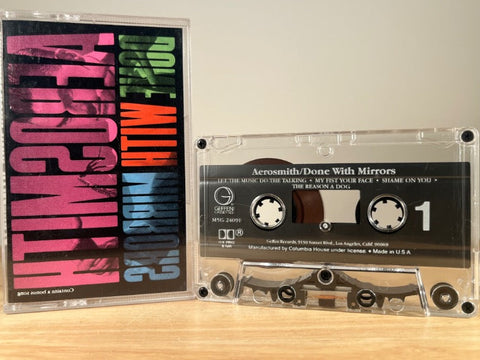 AEROSMITH - Done With Mirrors - CASSETTE TAPE