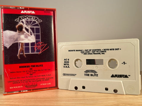 KROKUS - the blitz - CASSETTE TAPE