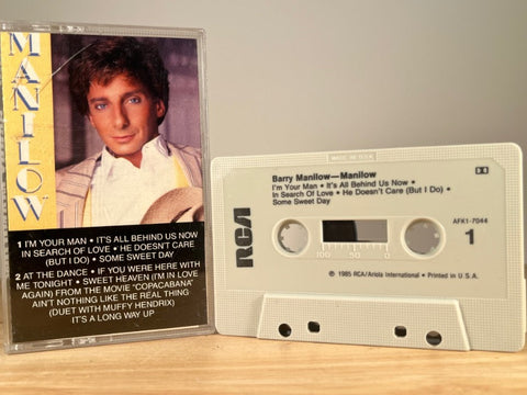 BARRY MANILOW - manilow - CASSETTE TAPE
