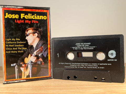 JOSE FELICIANO - light my fire - CASSETTE TAPE
