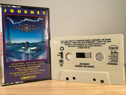 JOURNEY - Raised on Radio - CASSETTE TAPE
