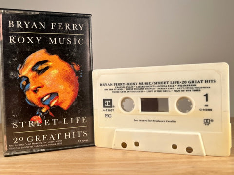 BRYAN FERRY / ROXY MUSIC - Street Life: 20 Great Hits - CASSETTE TAPE