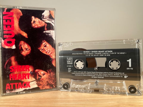 QUEEN - Sheer Heart Attack - CASSETTE TAPE