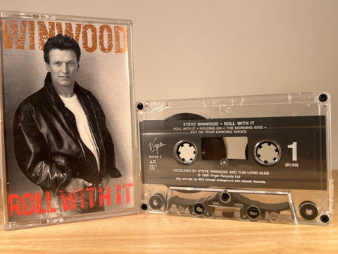 STEVE WINWOOD – Roll With It – CASSETTE TAPE