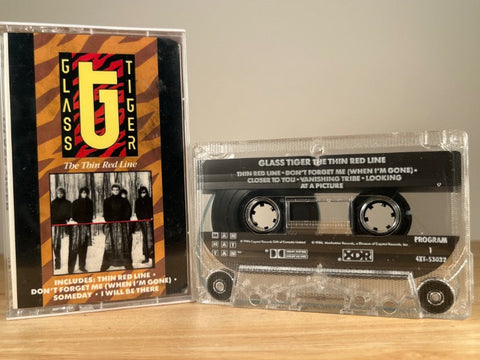 GLASS TIGER – The Thin Red Line – CASSETTE TAPE