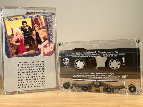 DOLLY PARTON, LINDA RONSTADT, EMMYLOU HARRIS – Trio – CASSETTE TAPE