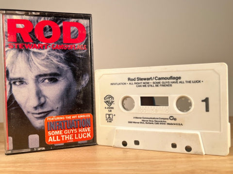 ROD STEWART - Camouflage - CASSETTE TAPE