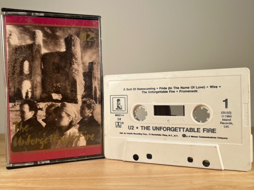 U2 - The Unforgettable Fire - CASSETTE TAPE