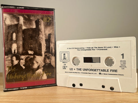 U2 - The Unforgettable Fire - CASSETTE TAPE