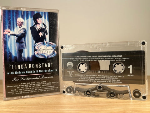 LINDA RONSTADT - For Sentimental Reasons - CASSETTE TAPE